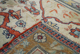 Antique Kashan Rug 4'3'' x 7'2''