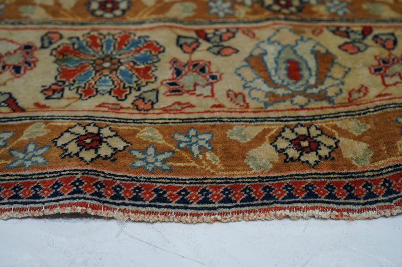 Antique Kashan Rug 4'3'' x 7'2''