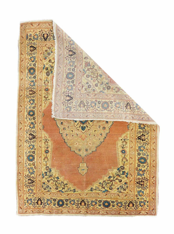 Antique Tabriz Rug 4'1'' x 5'9''