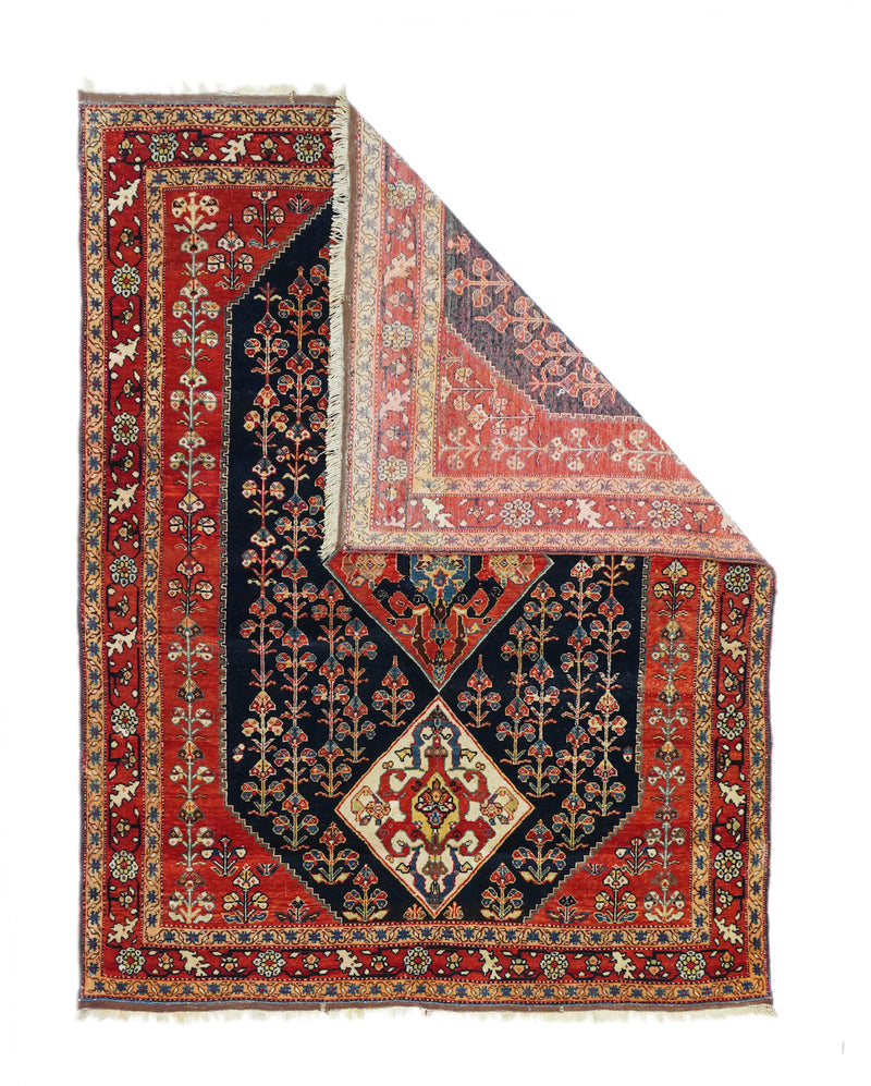 Antique Qashqai Rug 3'10'' x 5'