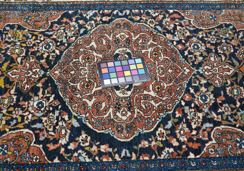 Antique Isfahan Rug 3'5'' x 4'6''