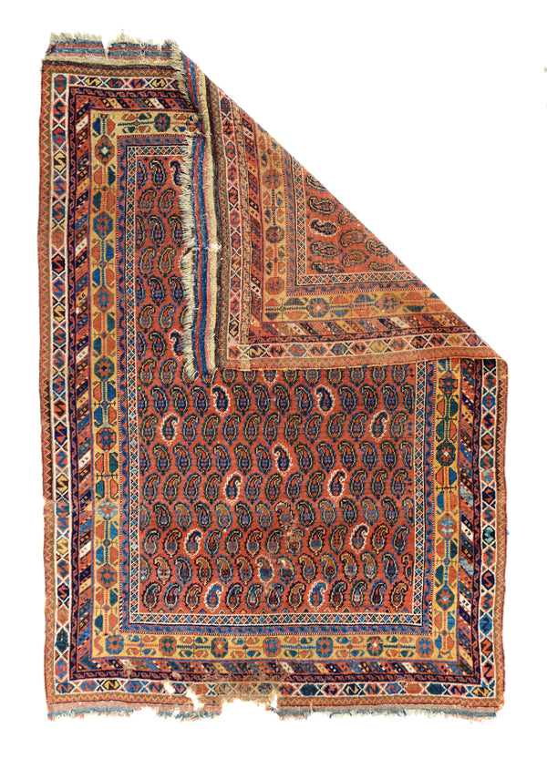 Antique Afshar Rug 4'3'' x 6'