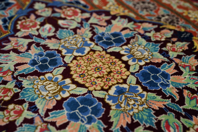 Qum Silk on Silk 1'10'' x 2'10''