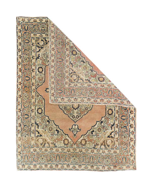 Antique Persian Rug  4' x 5'