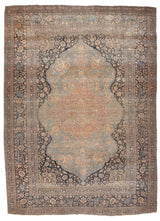 Iran Mohtasham Kashan Wool on Cotton 7'6''x10'9''