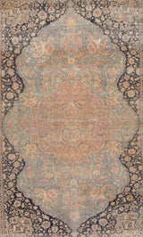 Antique Mohtasham Kashan Rug 7'6'' x 10'9''