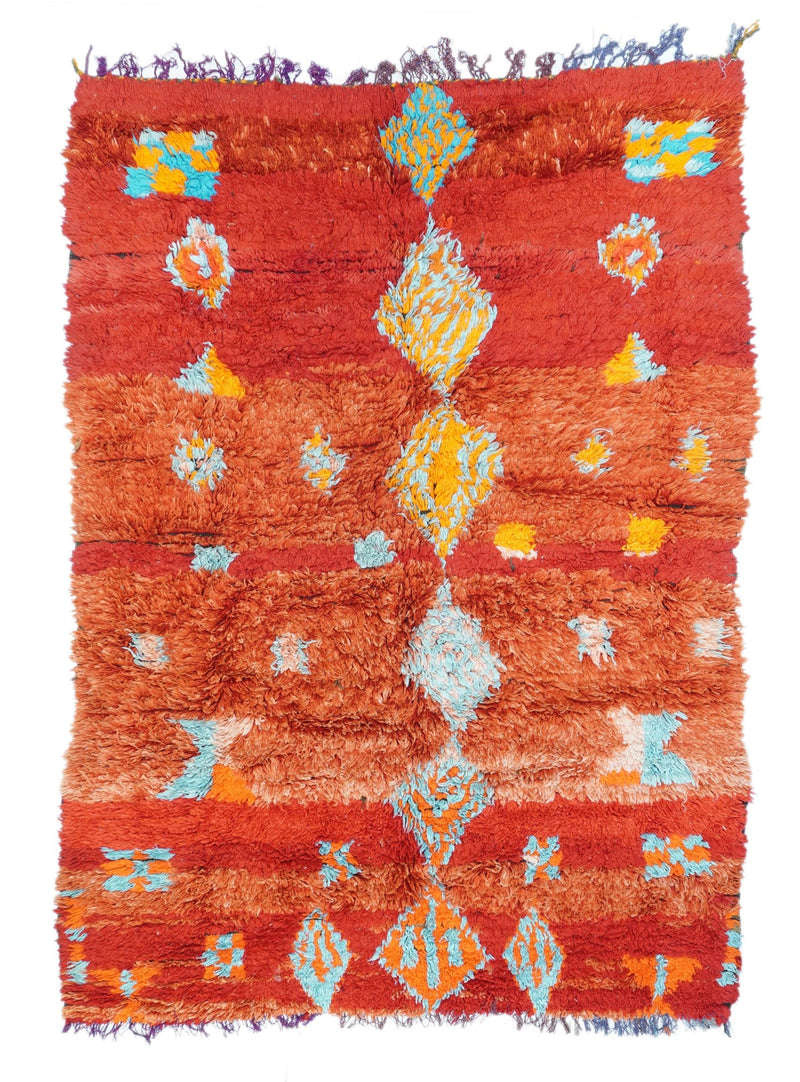 Vintage Moroccan Rug 4'6'' x 6'8''