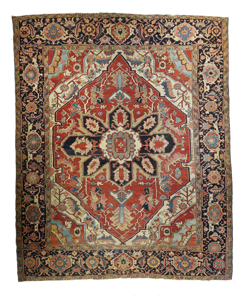 Antique Serapi Rug 10' x 12'3''