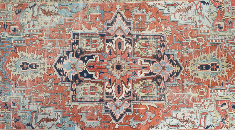 Antique Heriz Rug 8'10'' x 13'2''