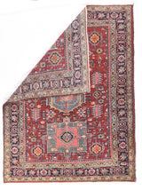 Persian Heriz Rug 4'6'' x 5'9''