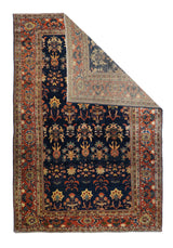 Antique Mohajeran Sarouk Rug 9'5'' x 13'5''