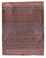 Iran Persian Afshar Wool on Cotton 6'1''x7'11''