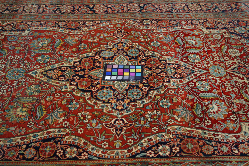 Antique Kashan Rug 4'4'' x 6'7''