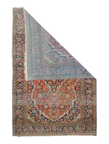 Antique Kashan Rug 4'4'' x 6'7''