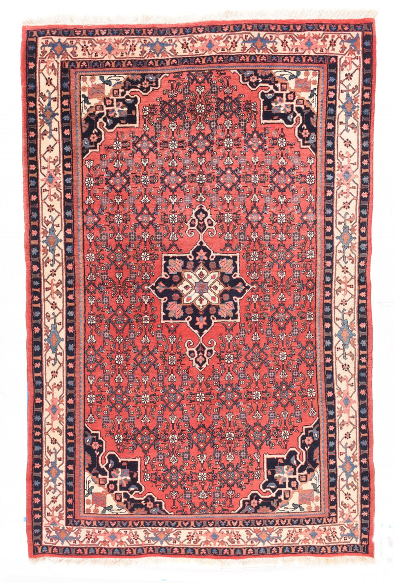 Persian Bijar Wool on Cotton 4'11''x8'3''