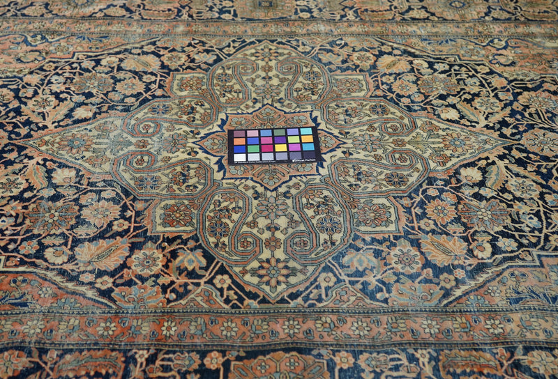 Antique Kashan Rug 4'6'' x 6'8''