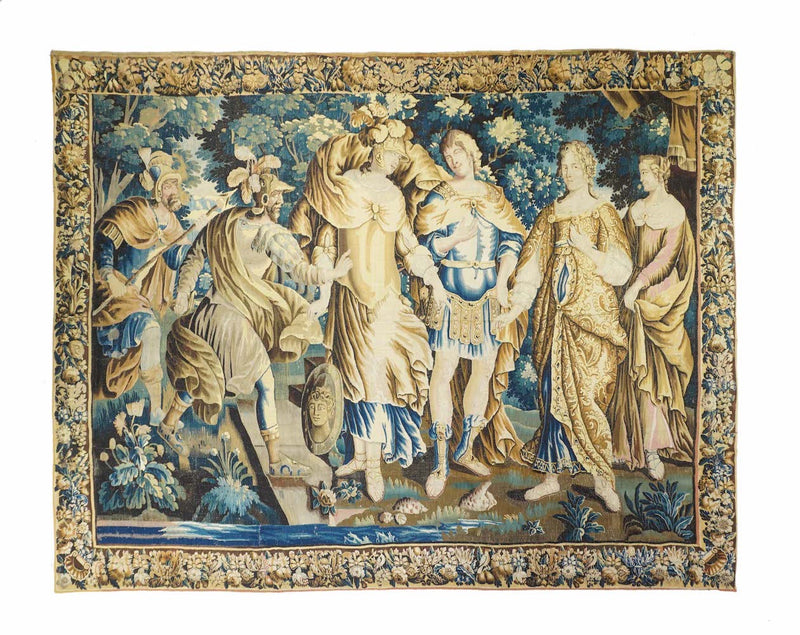 Antique French Tapestry  9'1''x 12'4''