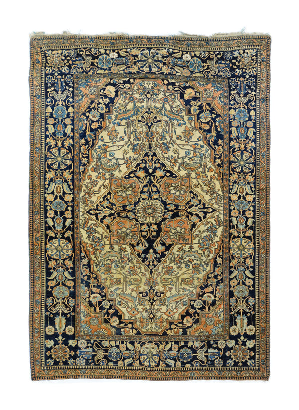 Persia Mohtasham Kashan Wool on Cotton 4'4''x6'3''