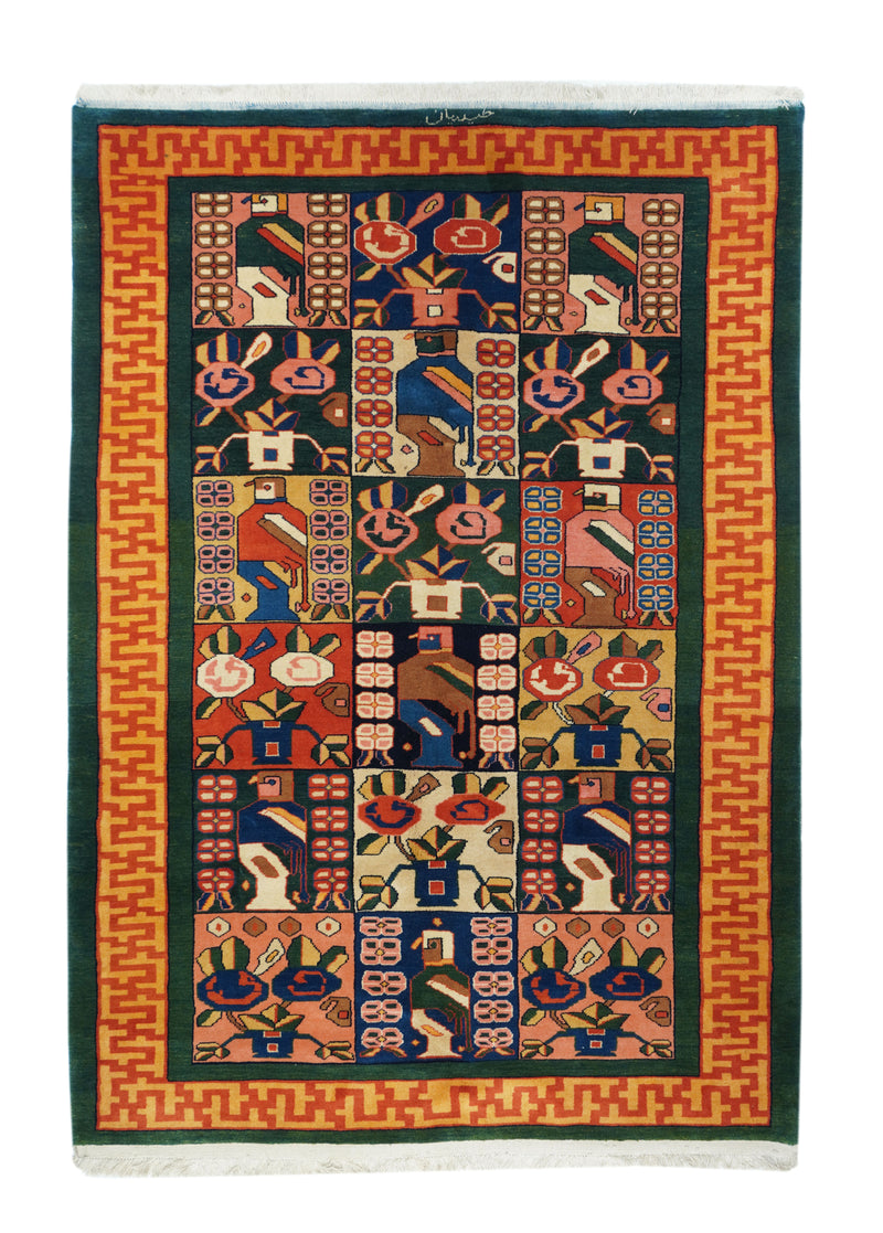 Persia Bakhtiari Wool on Cotton 5'5''x7'7''