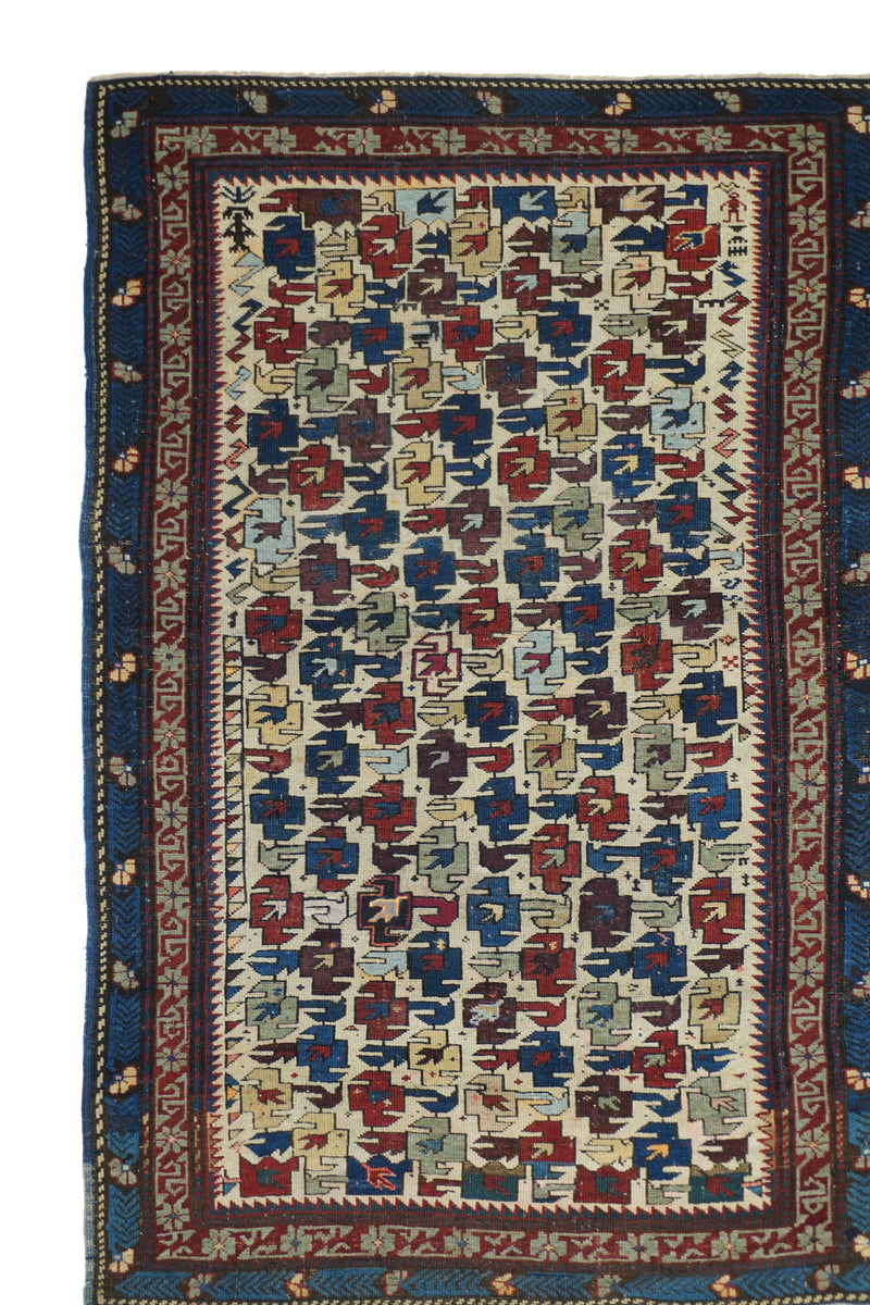 Antique Shirvan Rug 3'4'' x 5'3''