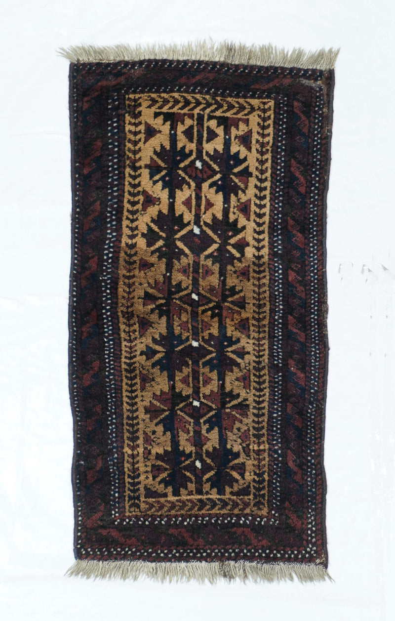 Vintage Balouch Rug 1'7'' x 2'9''