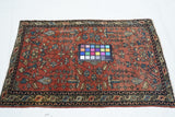 Antique Sarouk Rug 1'8'' x 2'3''