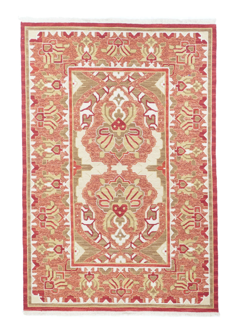 Sumak Wool on Cotton Rug 4' x 5'11''