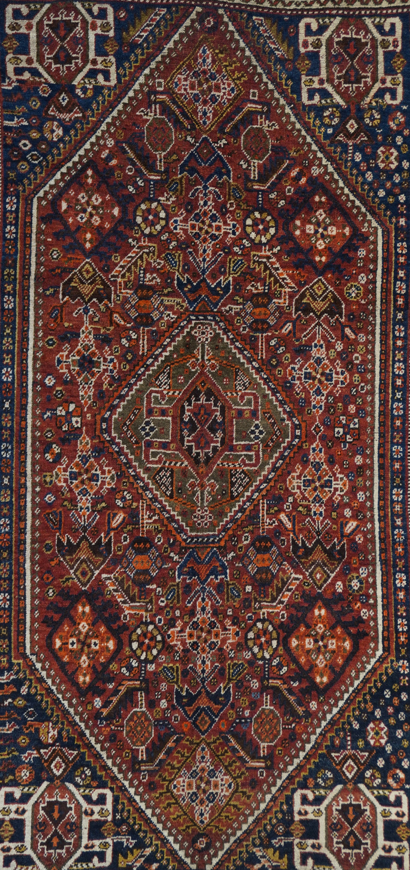 Antique Tribal Ghashgai Rug 5'5'' x 8'6''