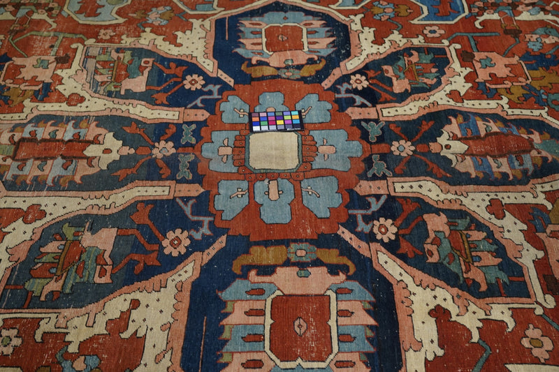 Antique Serapi Rug 9'11'' x 15'3''