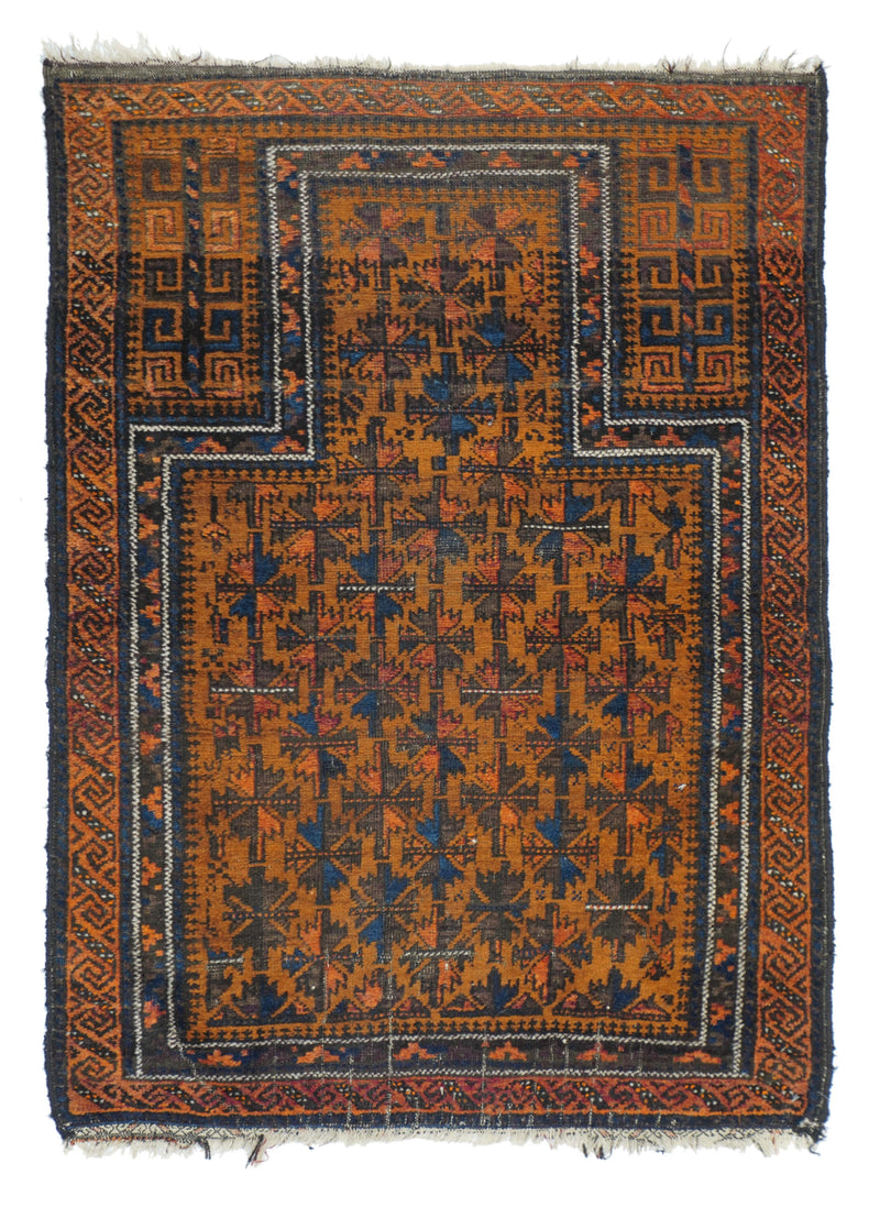 Vintage Balouch Rug 2'10'' x 3'10''