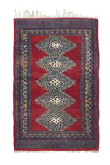 Pakistan Bokhara Wool on Cotton 3'3''x5'