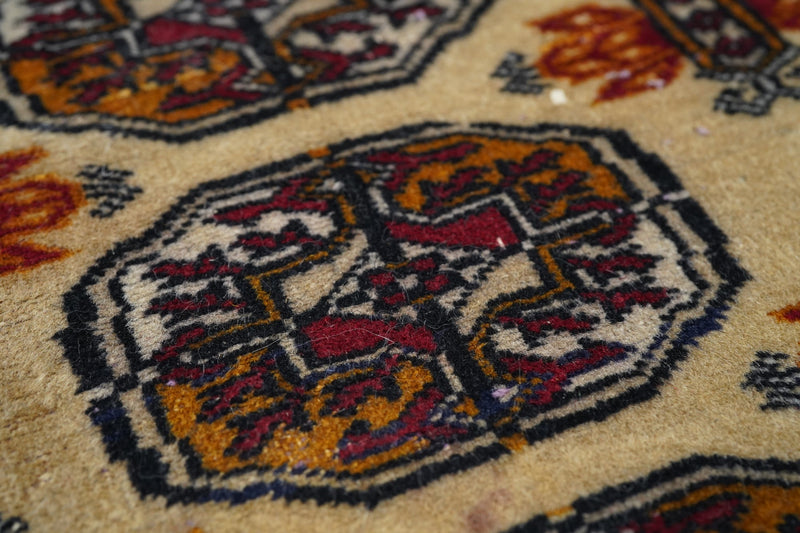 Vintage Bokhara Rug 3'1'' x 5'2''