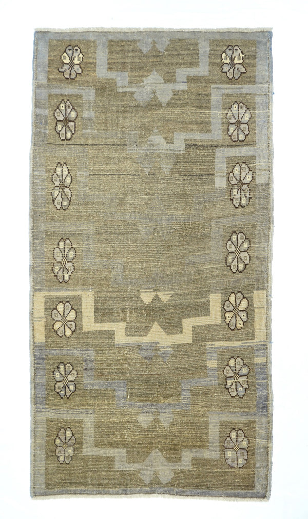 India Kerman Wool on Cotton 4'2''x6'2''