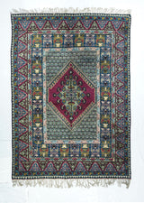 Morocco Moroccan Wool on Cotton 6'11''x9'10''