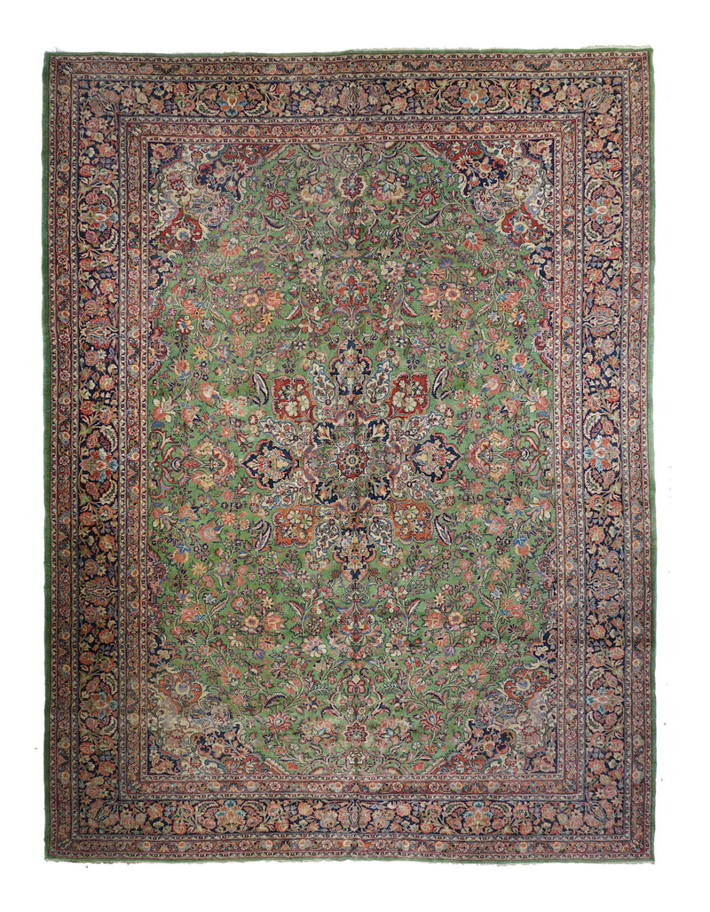 Vintage Kashan Rug 9'11'' x 13'10''