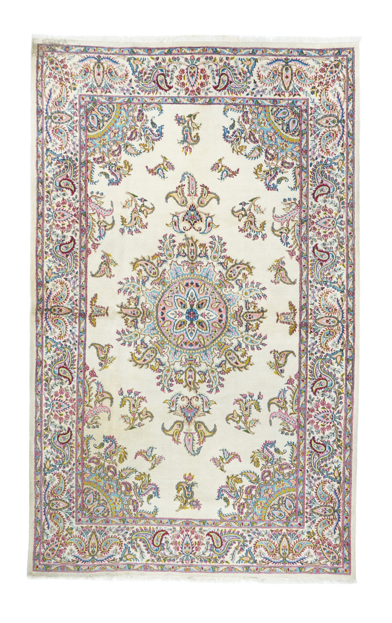 Persian Kerman Wool on Cotton 5' x 8'5''