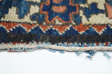 Antique Wool on Cotton Rug 6'4'' x 9'6''.