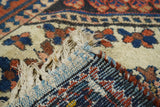 Antique Wool on Cotton Rug 6'4'' x 9'6''.