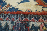 Antique Wool on Cotton Rug 6'4'' x 9'6''.