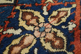 Antique Wool on Cotton Rug 6'4'' x 9'6''.