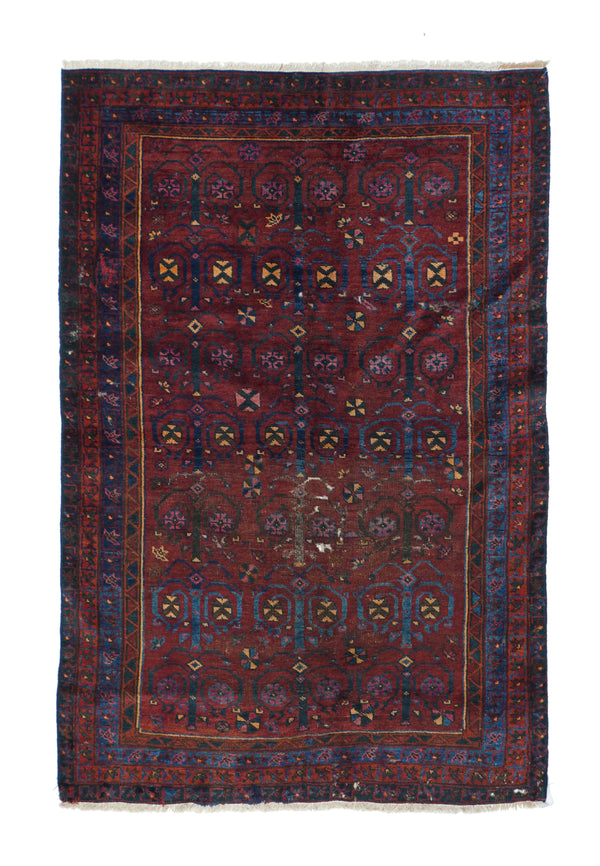 Persia Balouch Wool on Cotton 3'7''x5'6''