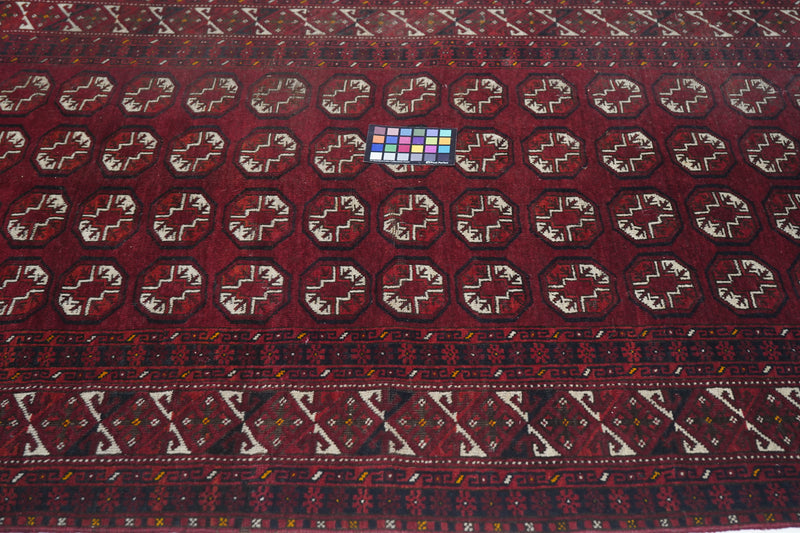 Bokhara Afghan Rug 4'5'' x 7'0''