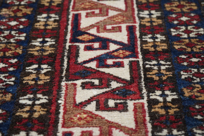 Antique Wool on Cotton Rug 5'4'' x 8'8''