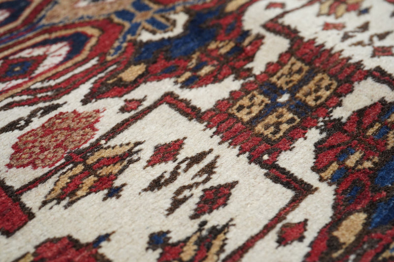 Antique Wool on Cotton Rug 5'4'' x 8'8''