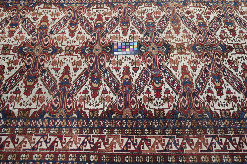 Antique Wool on Cotton Rug 5'4'' x 8'8''