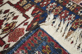 Antique Wool on Cotton Rug 5'4'' x 8'8''