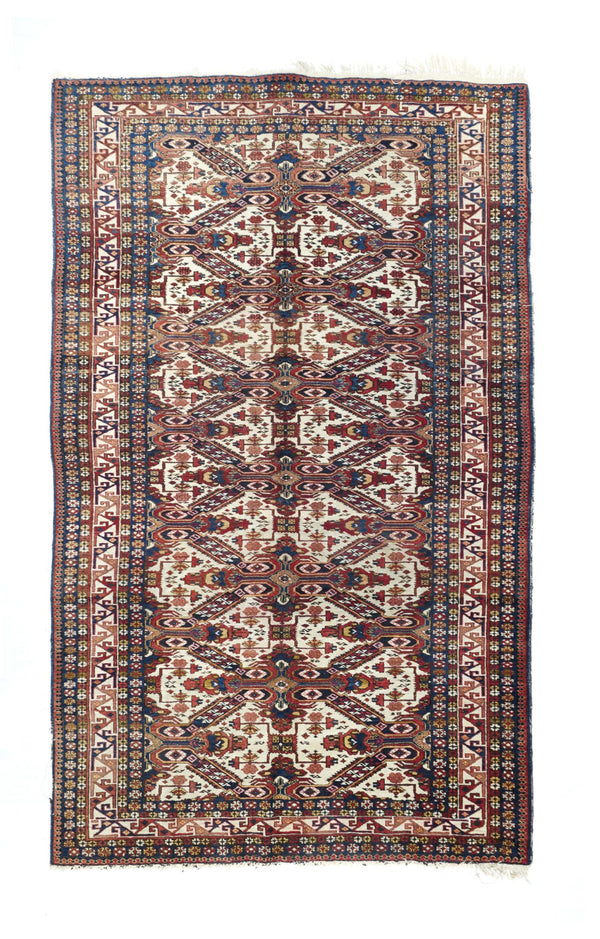 Antique Wool on Cotton Rug 5'4'' x 8'8''