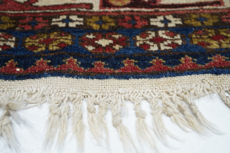 Antique Wool on Cotton Rug 5'4'' x 8'8''