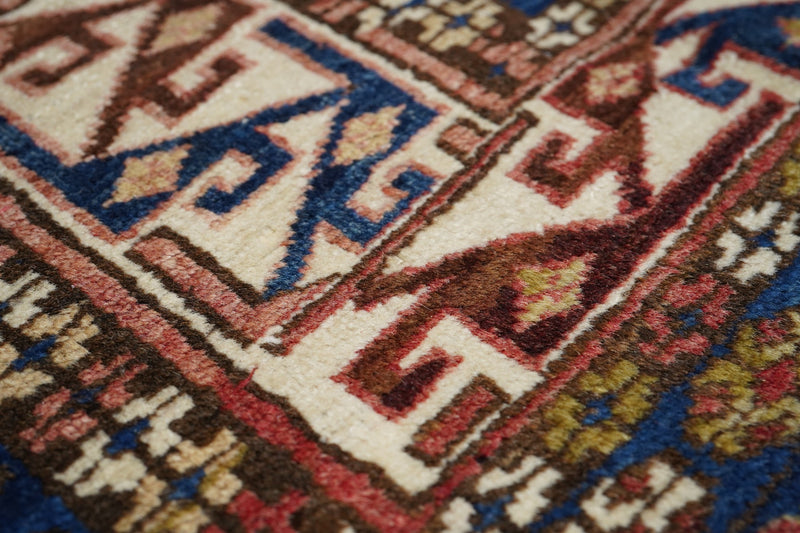 Antique Wool on Cotton Rug 5'4'' x 8'8''