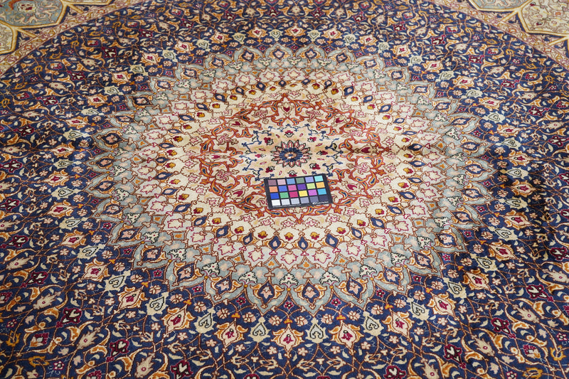 Vintage Tabriz Rug 8'0'' x 8'2''